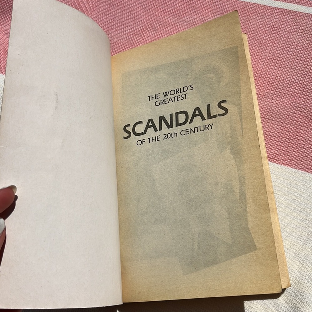 The World’s Greatest Scandals of The 20th Century Book - Picture 7 of 9